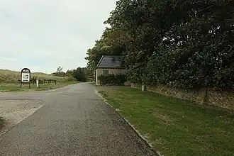 Toegang Algemene begraafplaats aan het Bramerduinenpad