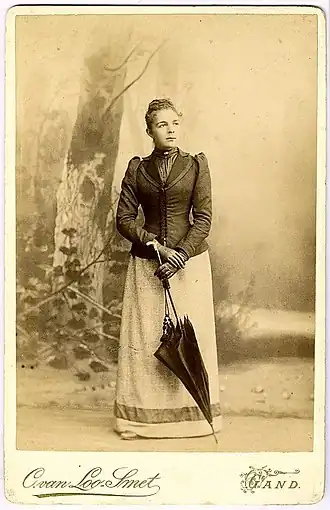Alice Buysse tussen 1880 en 1890