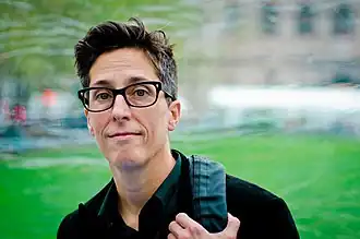 Bechdel bij het Boston Book Festival in 2011