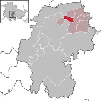 Kaart van Alkersleben