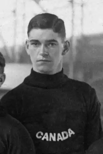 Woodman tijdens de spelen van 1920