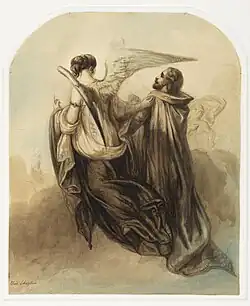 Allegorie op de dood van André van Hasselt, ca. 1875