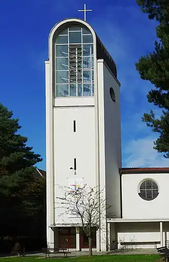 Toren van de Allerheiligenkirche in Borsigwalde