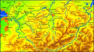 Kaart van Allgäuer Alpen