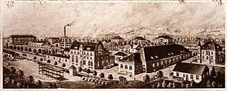 De voormalige brouwerij in Kempten