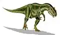 Schets van Allosaurus