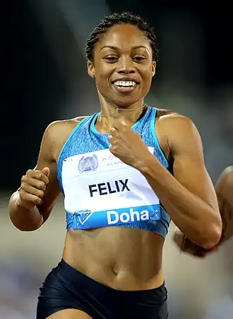 Allyson Felix in 2015