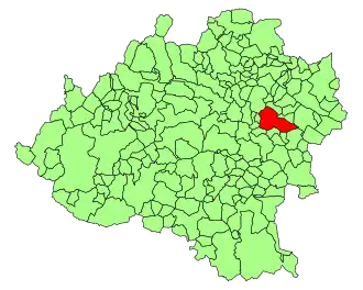 Kaart van Almenar de Soria