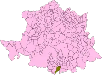 Kaart van Almoharín