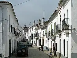 Straat in Almonaster la Real