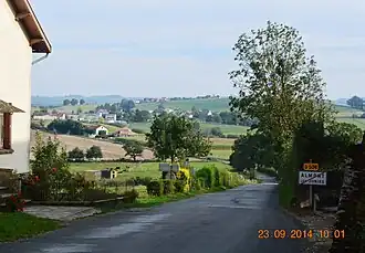 Gezicht vanuit Almont-les-Junies