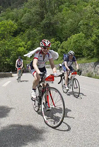 Deelnemers aan de Alpe d'HuZes in 2012