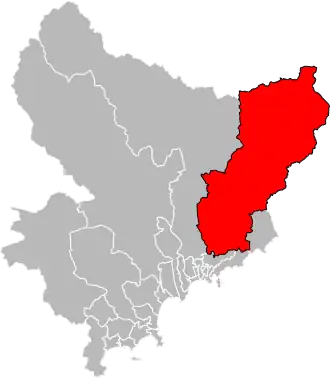 Locatie van het kanton