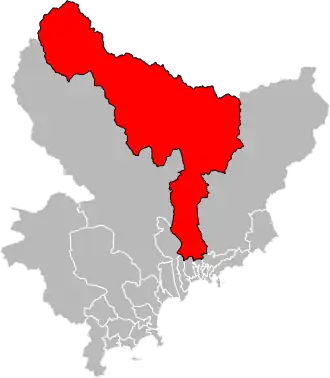 Locatie van het kanton