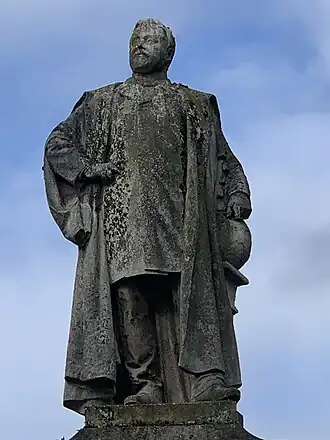 standbeeld voor Alphonse Renard door Alphonse de Tombay