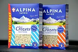 Crozets in verpakking