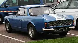 Alpine A108 Coupé 2+2, achteraanzicht