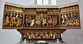 Altaarstuk (ca. 1450) in dit kerkgebouw