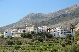 Het dorpje Altea la Vella