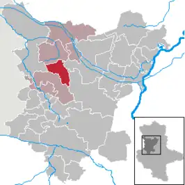 Kaart van Altenhausen