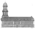 Bouwtekening van het Altes Stadthaus door Ludwig Hoffmann