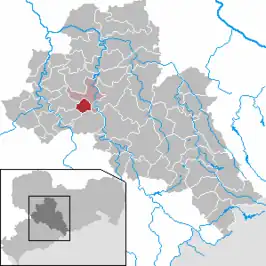 Kaart van Altmittweida