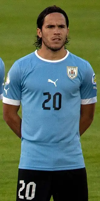 González in 2011 als speler van Uruguay