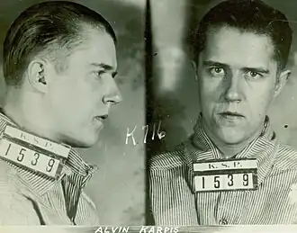 Mugshot van Alvin Karpis (1936)