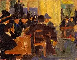 Cafés van Paris, 1908