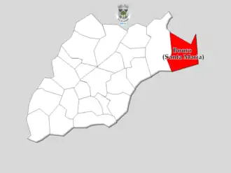 Kaart van Santa Maria do Bouro