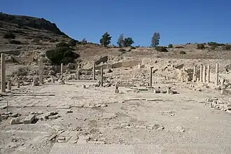 Overblijfselen van de antieke stad