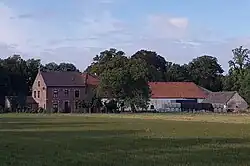 Boerderijgedeelte vanuit het noorden