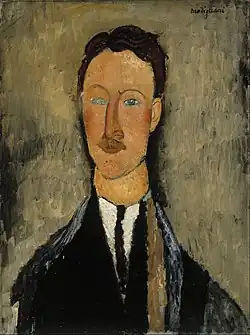 Portret van de kunstenaar Léopold Survage - Amedeo Modigliani