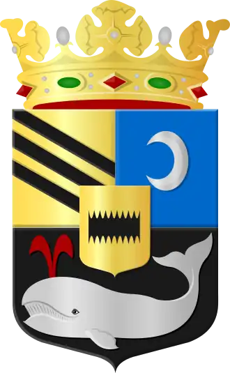 Het wapen van Amelander Grieën, een voormalig waterschap op Ameland