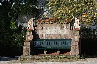 Herdenkingsbank Christine de Bosch Kemper