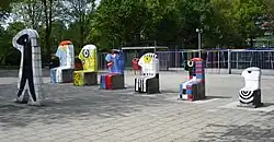 "Keramische koppen", Paladijnenweg