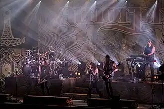 Amorphis in 2019 op het John Smith festival in Peurunka, Finland