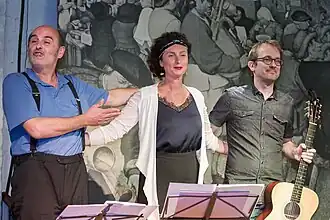 Amorroma met Jowan Merckx, Elly Aerden en Herman Acke in 't Smiske in 2018