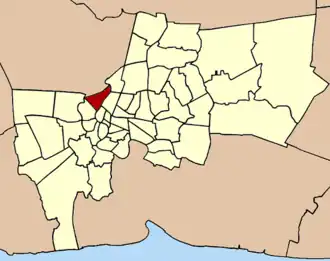 Kaart van Bang Phlat บางพลัด