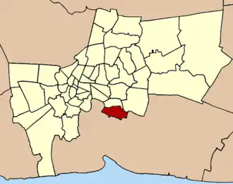 Kaart van Bang Na บางนา