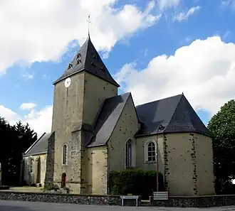 Kerk Saint-Jean-Baptiste in Ampoigné