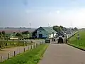 Bezoekerscentrum Amsinck-Haus, Reußenköge, aan het begin van de dam naar de Hamburger Hallig