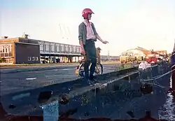 Levantkade nabij vm. KNSM-kantine, jaren '80