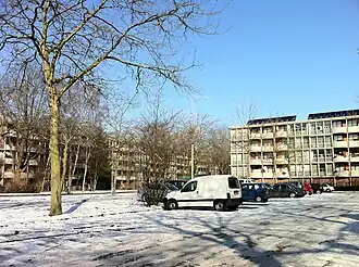 Sociale woningbouw in de Buikslotermeer van Zomers Buiten