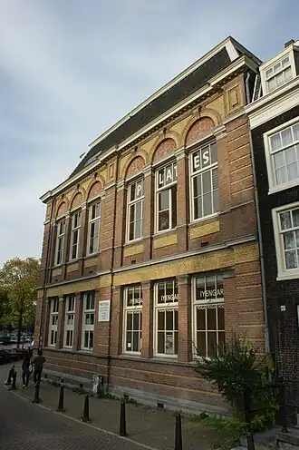 De zijgevel aan de Prinsengracht (2010)