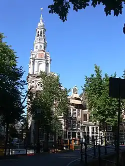 De Raamgracht met op de achtergrond de Zuiderkerk