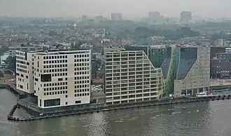 IJdock gezien vanaf Adam Toren (september 2017)