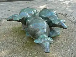 Waterbuffels van Fioen Blaisse (2011)