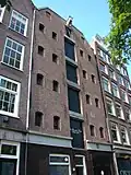 Dubbel pakhuis met trapeziumgevel