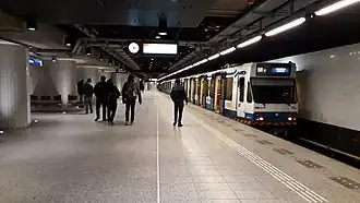 Metrostation Amsterdam Centraal